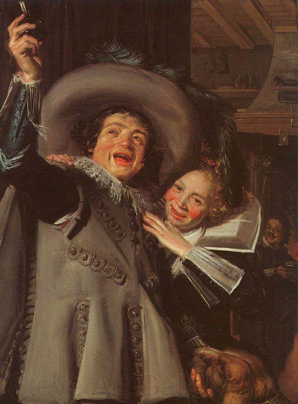 Frans Hals Young Man and Woman in an Inn Spain oil painting art